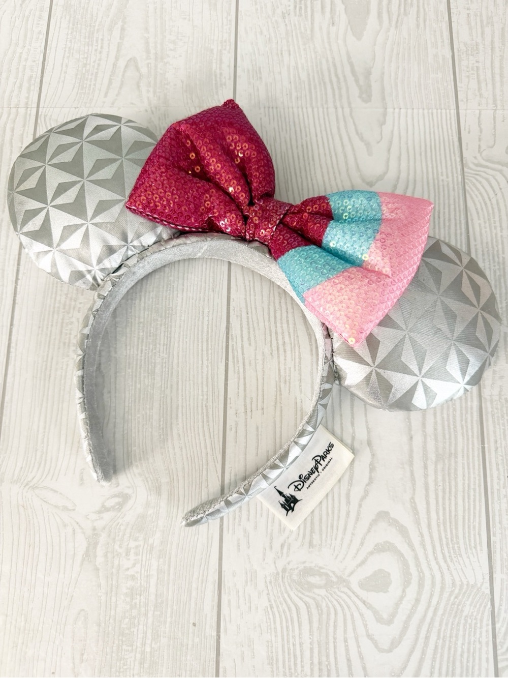 Disney Parks Epcot Spaceship Earth BubbleGum Wall Mickey Mouse Ears Headband